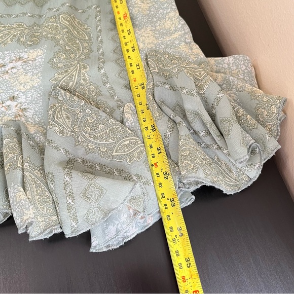 Altar’d State Long Sleeve Bandanna Print Wrap Front Dress - Picture 14 of 14